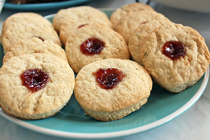 Scones con romero y damasco Scones con romero y damasco