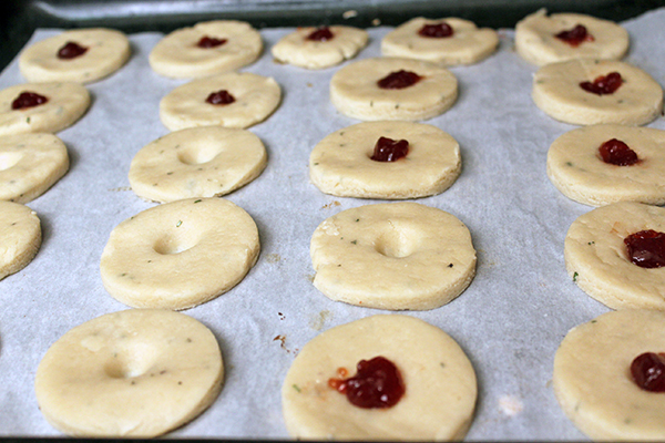 Scones con romero y damasco Scones con romero y damasco