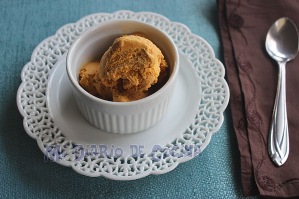 Helado de manjar