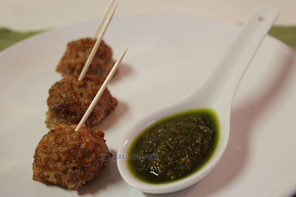 Bolitas de carne con quinoa