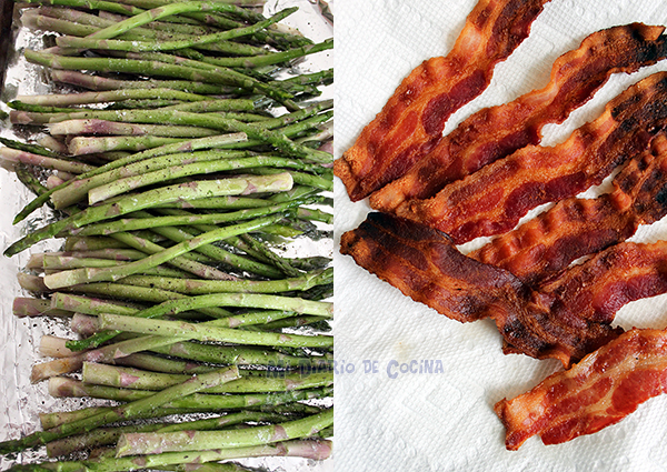 Pasta-con-esparragos-y-tocino
