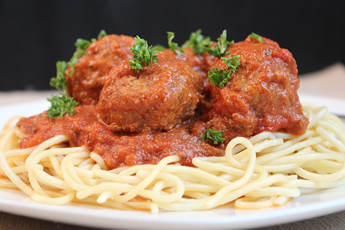 Mama's Best Ever Spaghetti & Meatballs with Melted Cheese Mama's Best Ever Spaghetti & Meatballs with Melted Cheese