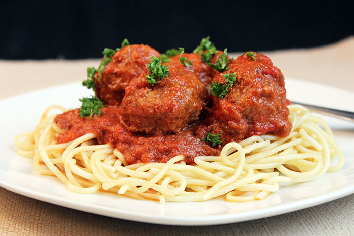 Mama's Best Ever Spaghetti & Meatballs with Melted Cheese Mama's Best Ever Spaghetti & Meatballs with Melted Cheese