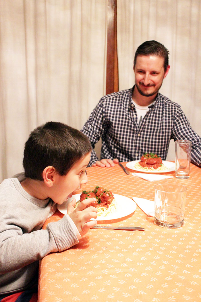 Mama's Best Ever Spaghetti & Meatballs with Melted Cheese Mama's Best Ever Spaghetti & Meatballs with Melted Cheese