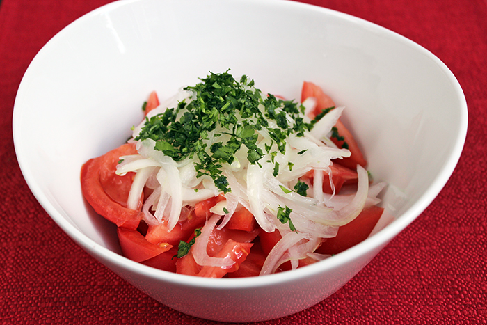 Ensalada a la chilena Ensalada a la chilena