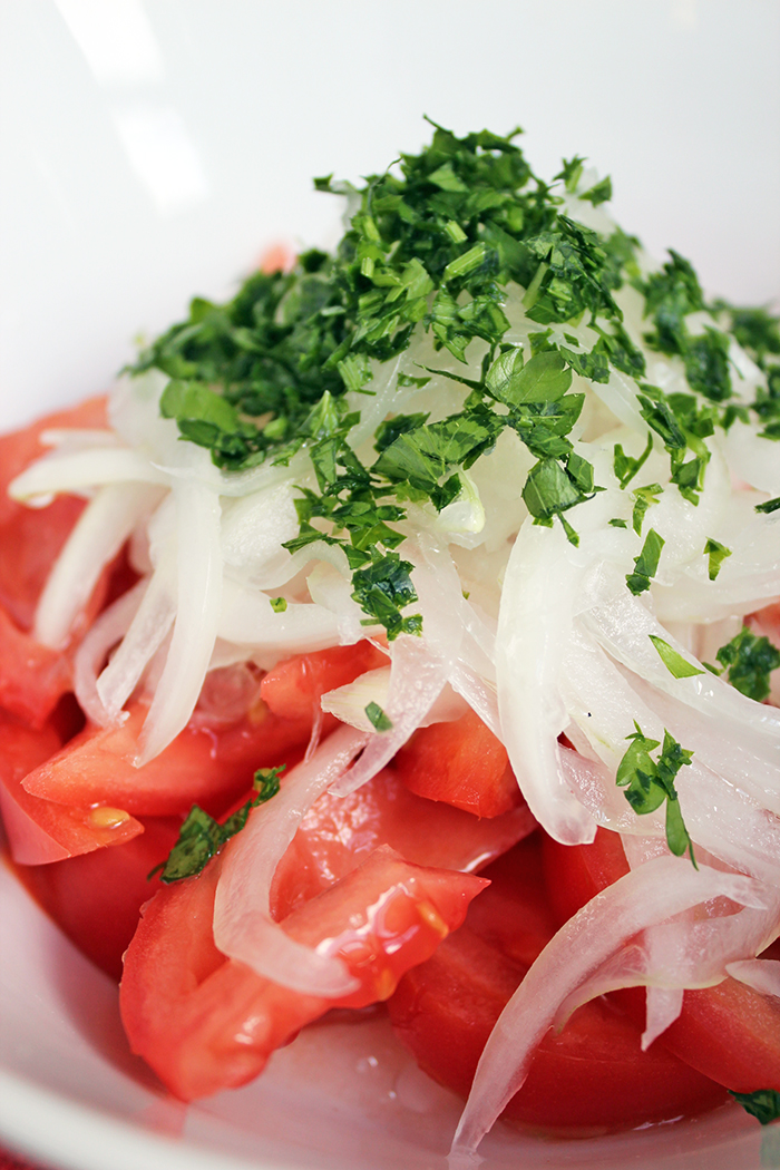 Ensalada a la chilena Ensalada a la chilena