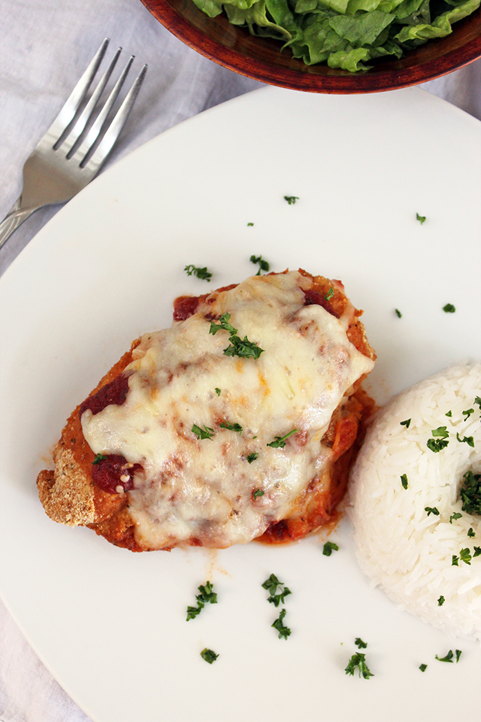 Pollo al horno a la parmesana Pollo al horno a la parmesana
