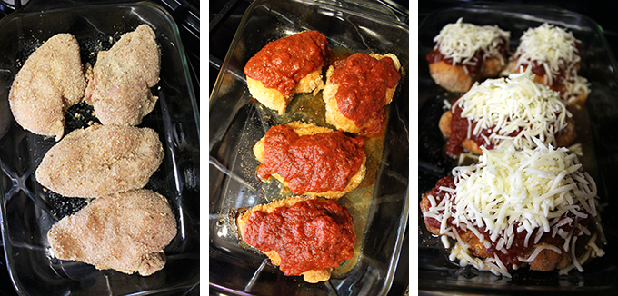 Pollo al horno a la parmesana Pollo al horno a la parmesana