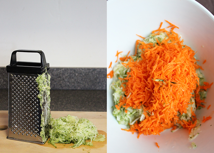 Croquetas de zanahorias y zapallo italiano Croquetas de zanahorias y zapallo italiano