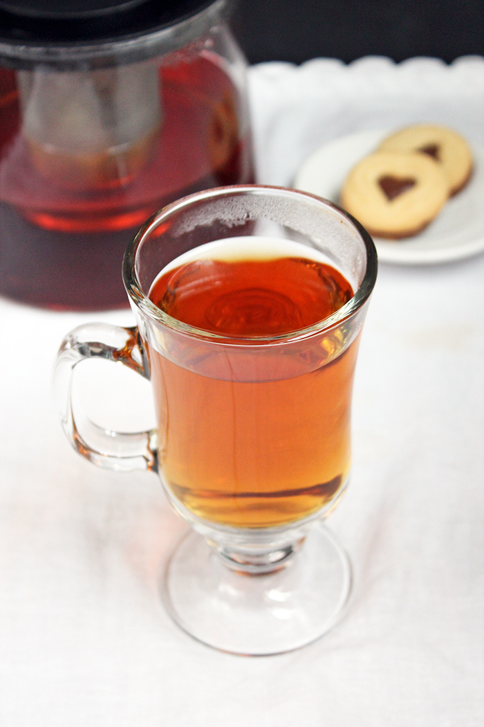 Té con canela, limón y naranja Té con canela, limón y naranja