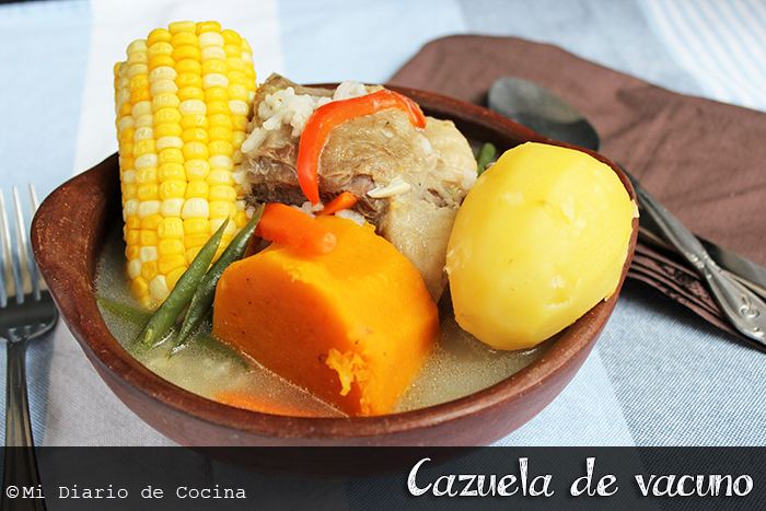 Cazuela de vacuno Cazuela de vacuno