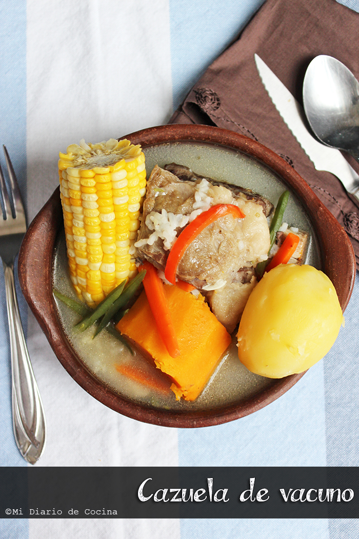 Cazuela de vacuno Cazuela de vacuno