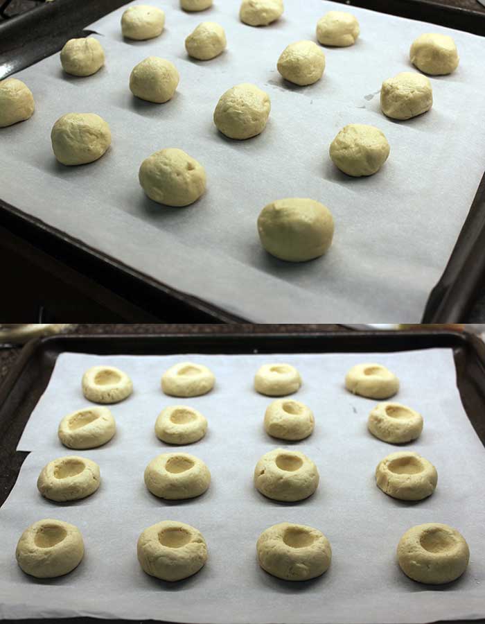 Galletas Thumbprints - Masa Galletas Thumbprints - Masa