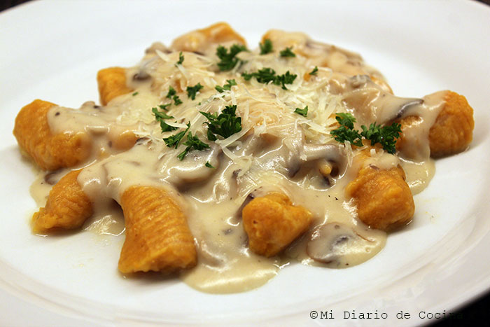 Ñoquis de papa camote Ñoquis de papa camote