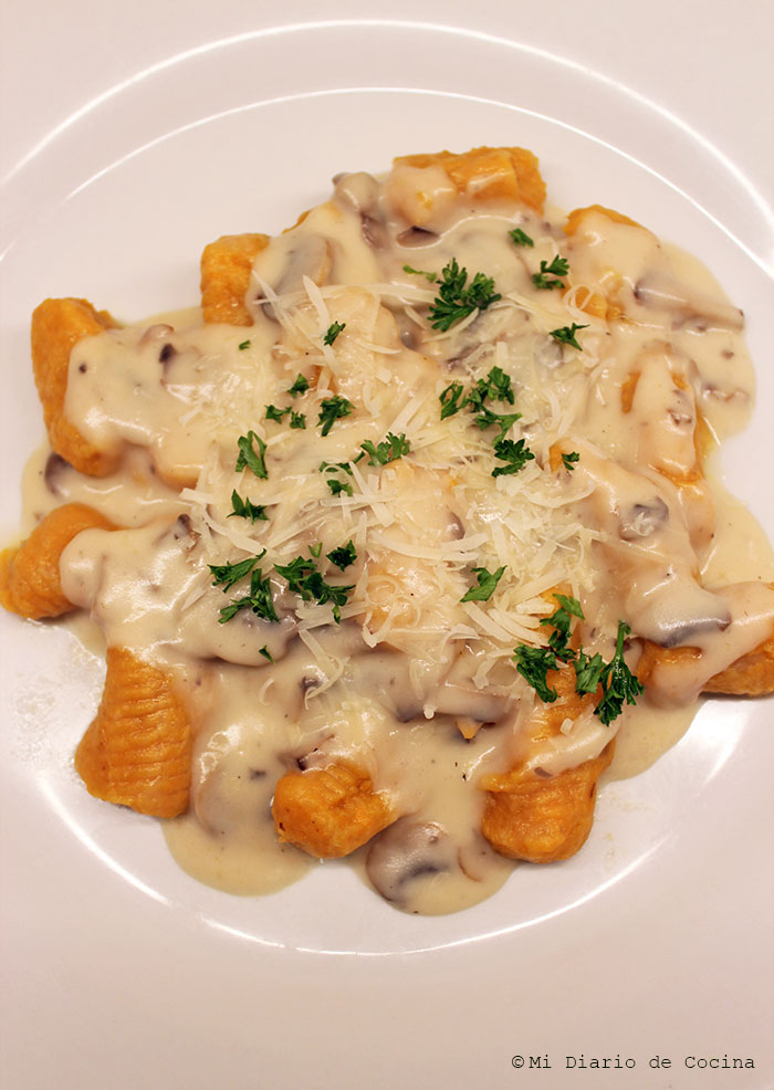 Ñoquis de papa camote Ñoquis de papa camote