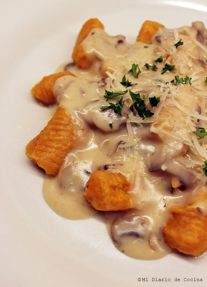 Ñoquis de papa camote Ñoquis de papa camote