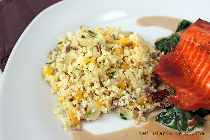 Couscous con mango Couscous con mango