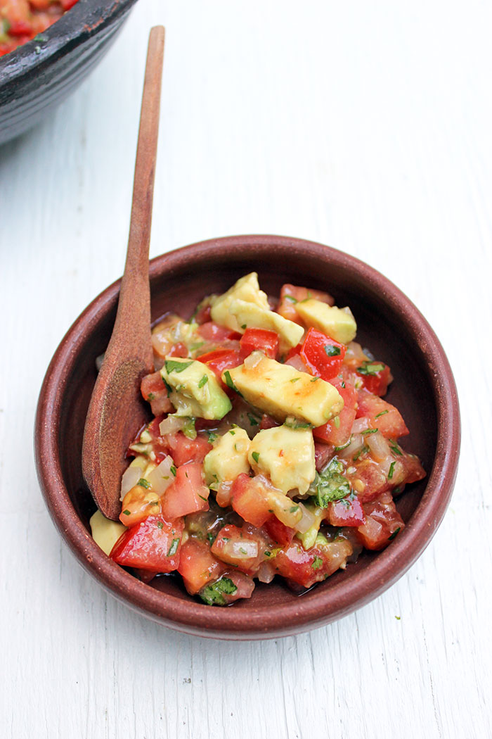 Pebre Sauce with Avocado