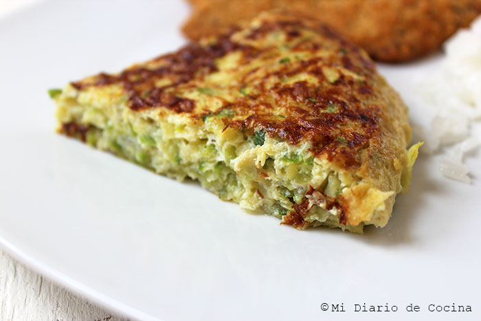 Tortilla de zapallo italiano Tortilla de zapallo italiano