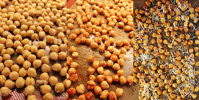 Garbanzos al horno Garbanzos al horno
