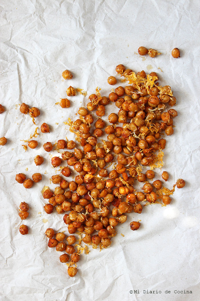 Garbanzos al horno Garbanzos al horno