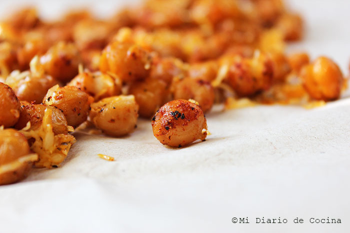 Garbanzos al horno Garbanzos al horno