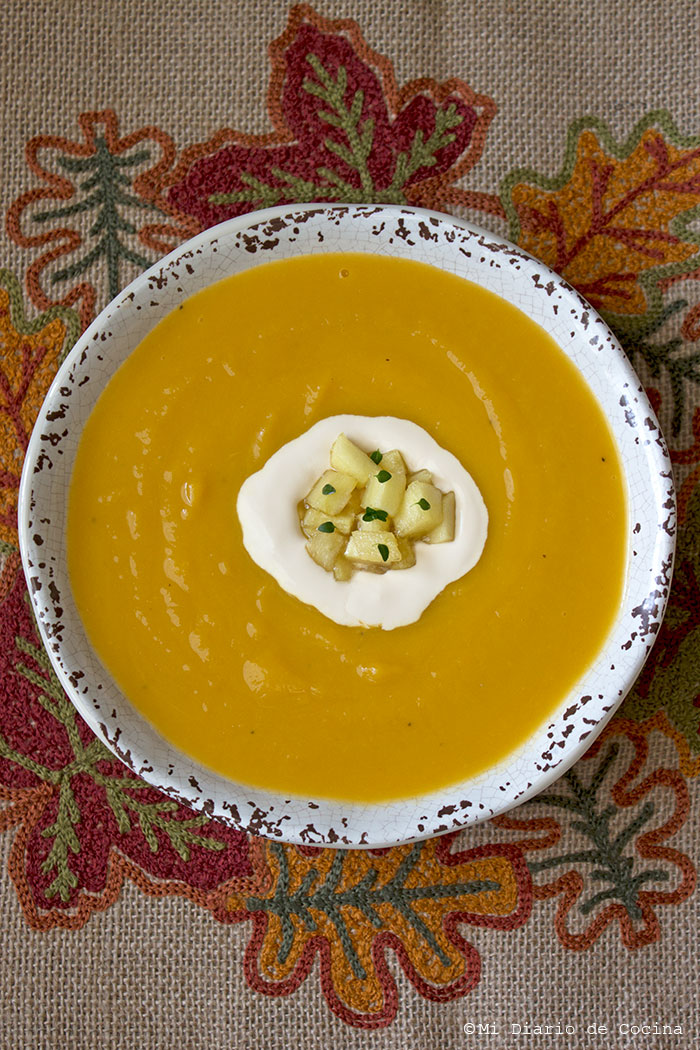 Sopa de zapallo y puerro Sopa de zapallo y puerro