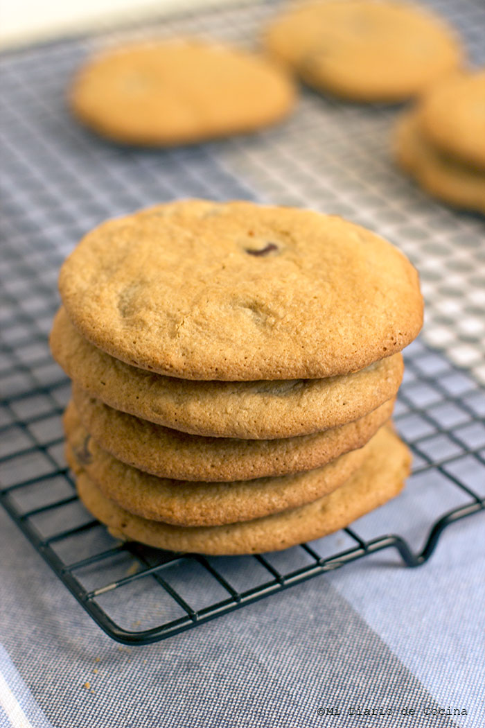 Galletas con chips de chocolate sin gluten Galletas con chips de chocolate sin gluten