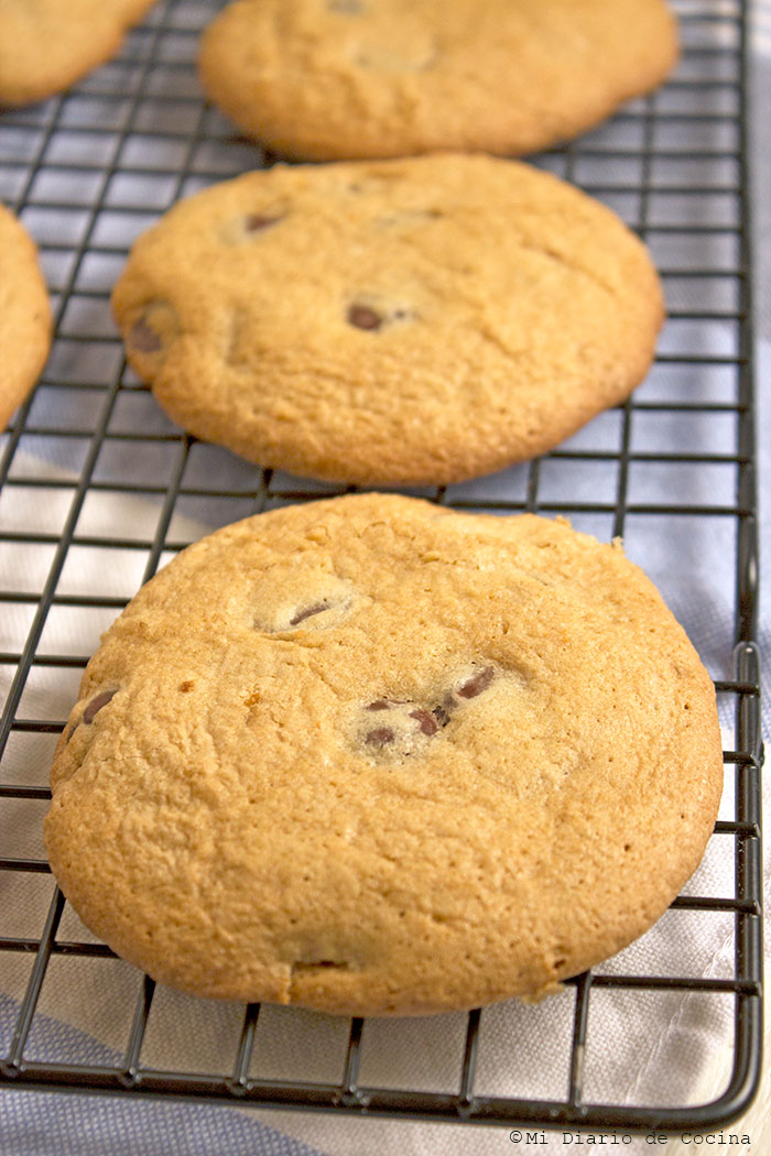Galletas con chips de chocolate sin gluten Galletas con chips de chocolate sin gluten
