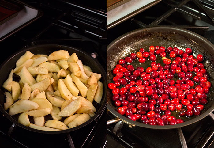 Crostata de manzana y cranberry Crostata de manzana y cranberry