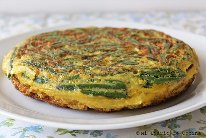 Tortilla de porotos verdes Tortilla de porotos verdes