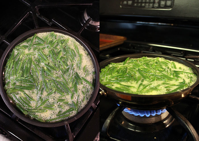 Tortilla de porotos verdes Tortilla de porotos verdes