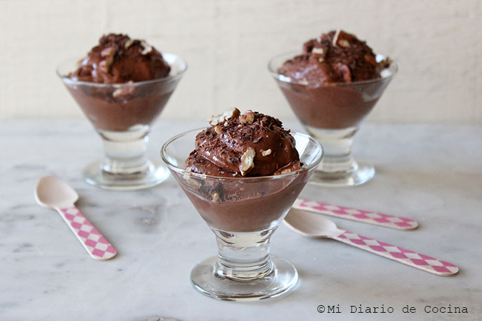 Helado de banana y chocolate Helado de banana y chocolate