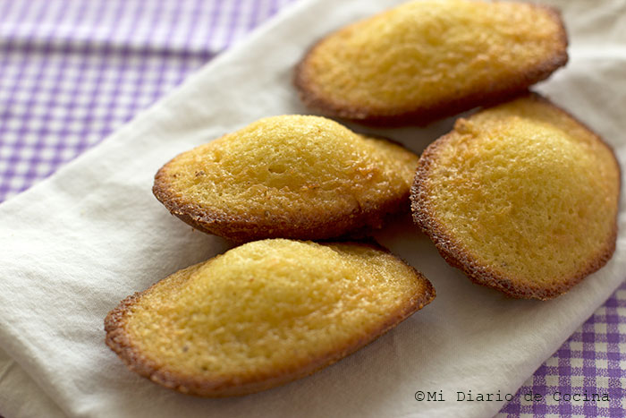 Galletas Madeleine de limón Galletas Madeleine de limón