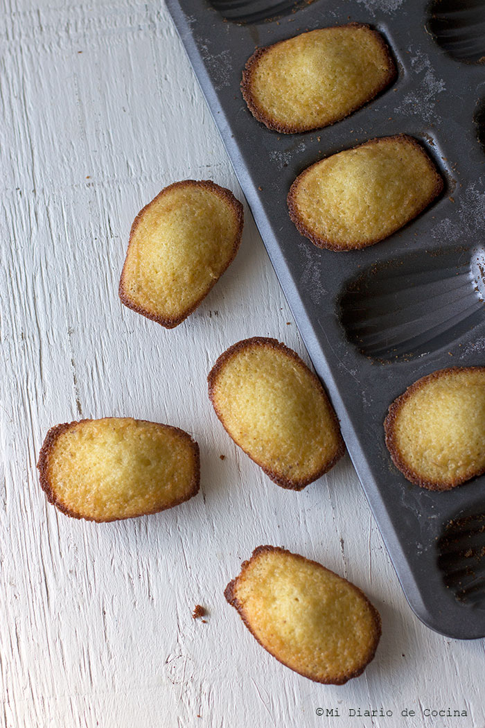 Galletas Madeleine de limón Galletas Madeleine de limón