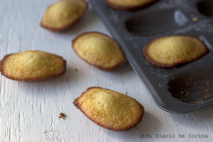 Galletas Madeleine de limón Galletas Madeleine de limón