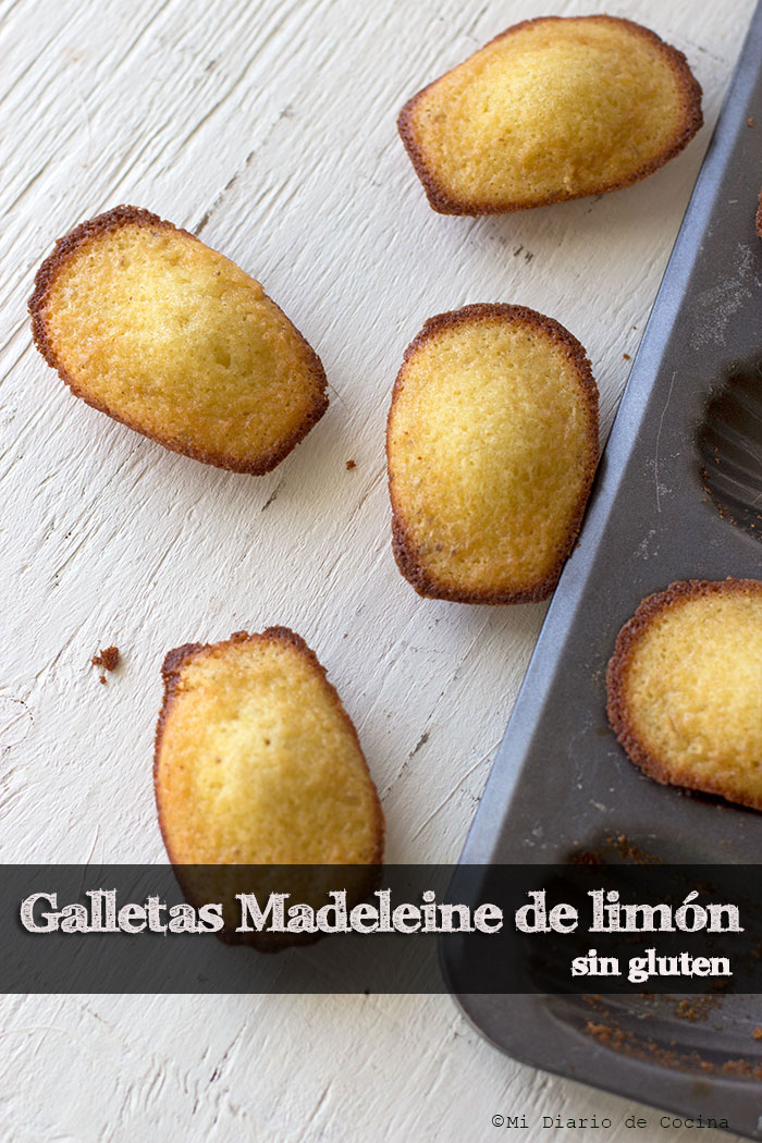 Galletas Madeleine de limón Galletas Madeleine de limón