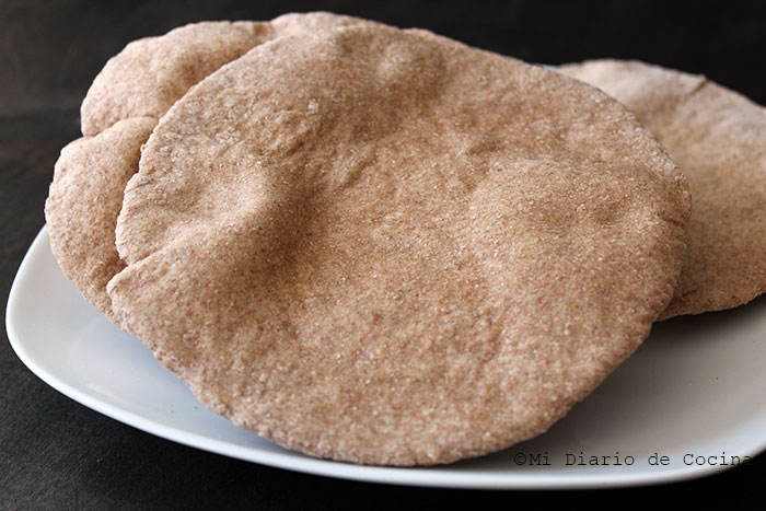 Pan pita integral Pan pita integral