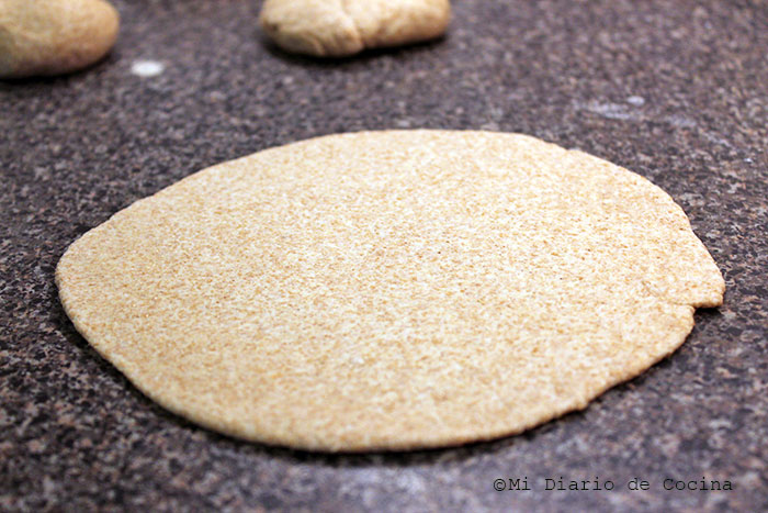 Pan pita integral Pan pita integral