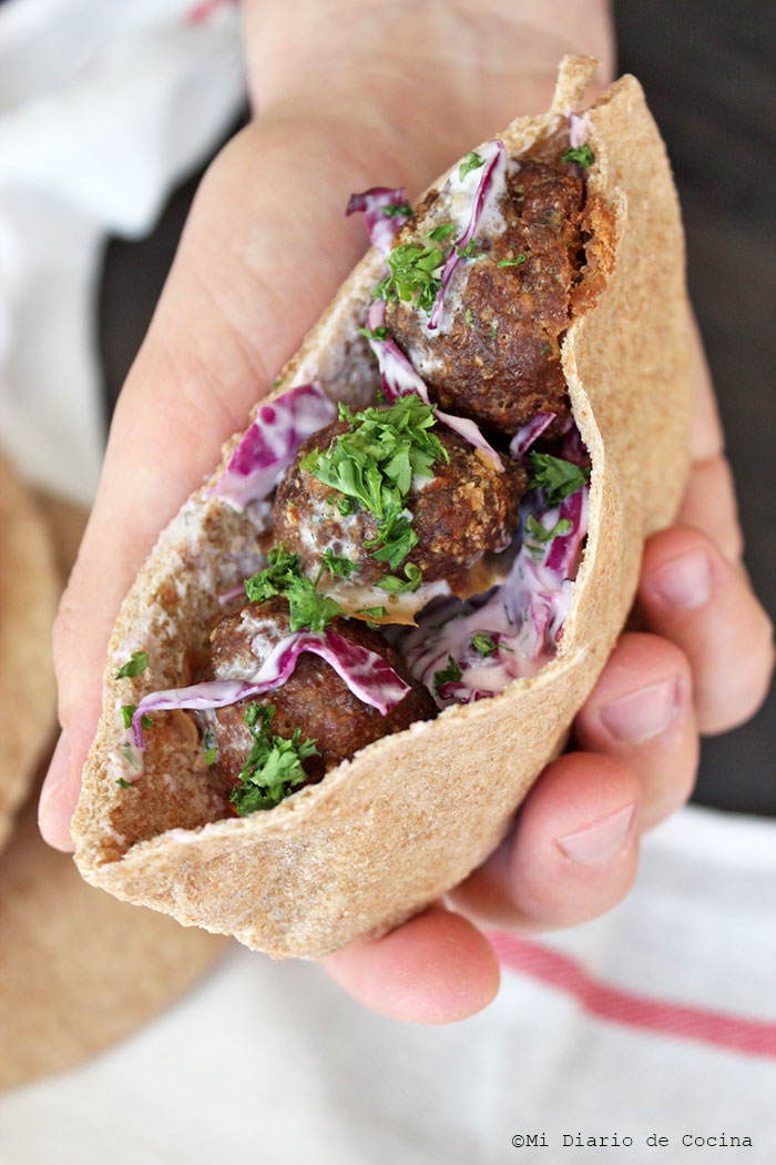 Pan pita integral Pan pita integral