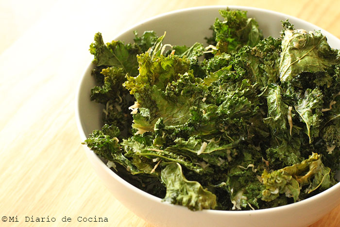 Cómo hacer chips de Kale Cómo hacer chips de Kale
