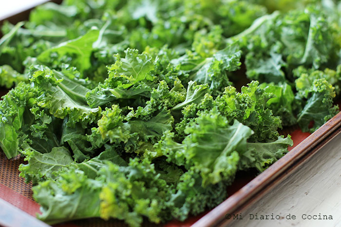Cómo hacer chips de Kale Cómo hacer chips de Kale