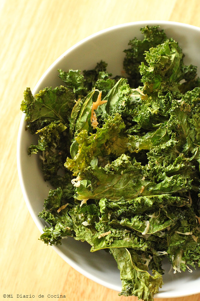 Cómo hacer chips de Kale Cómo hacer chips de Kale