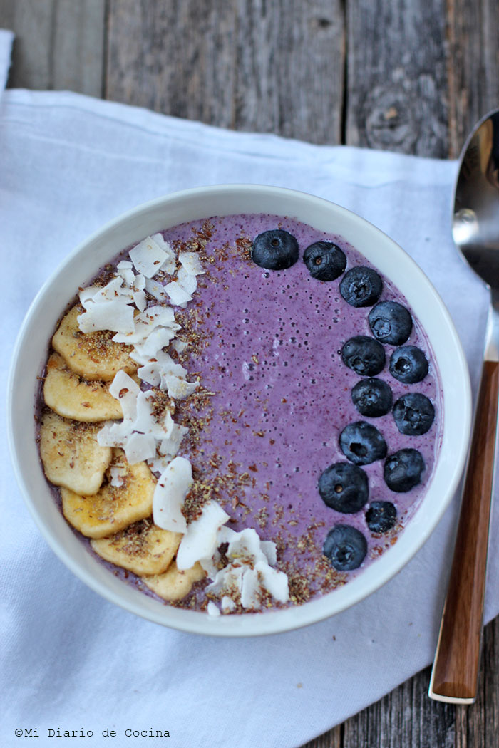 Smoothie de arándanos