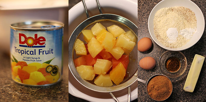 Pastel de almendras y frutas sin gluten Pastel de almendras y frutas sin gluten