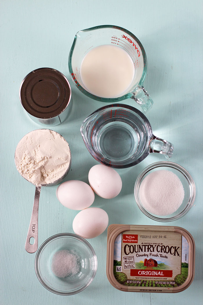 Churros con dulce de leche y lúcuma - Ingredientes Churros con dulce de leche y lúcuma - Ingredientes