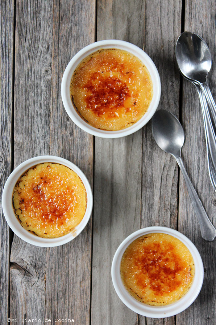 Crème brûlée de maracuya Crème brûlée de maracuya