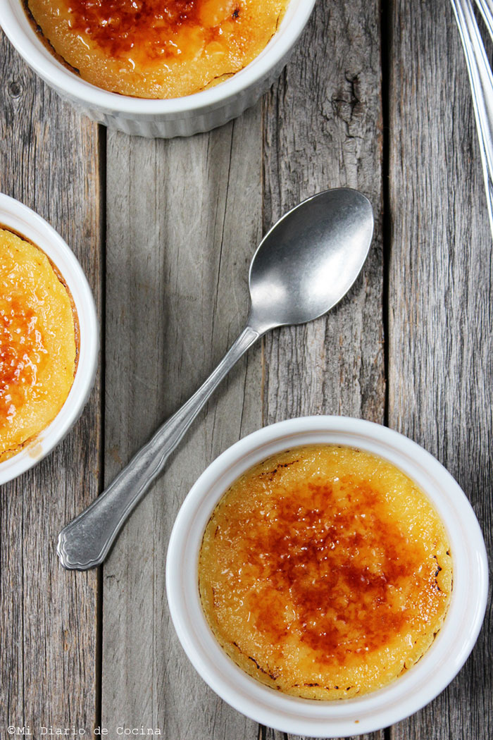 Crème brûlée de maracuya Crème brûlée de maracuya