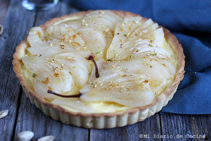 Tarta de pera