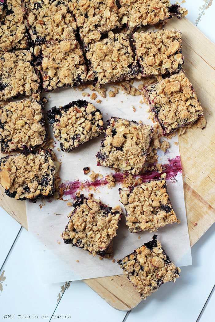 Barritas de arándanos Barritas de arándanos